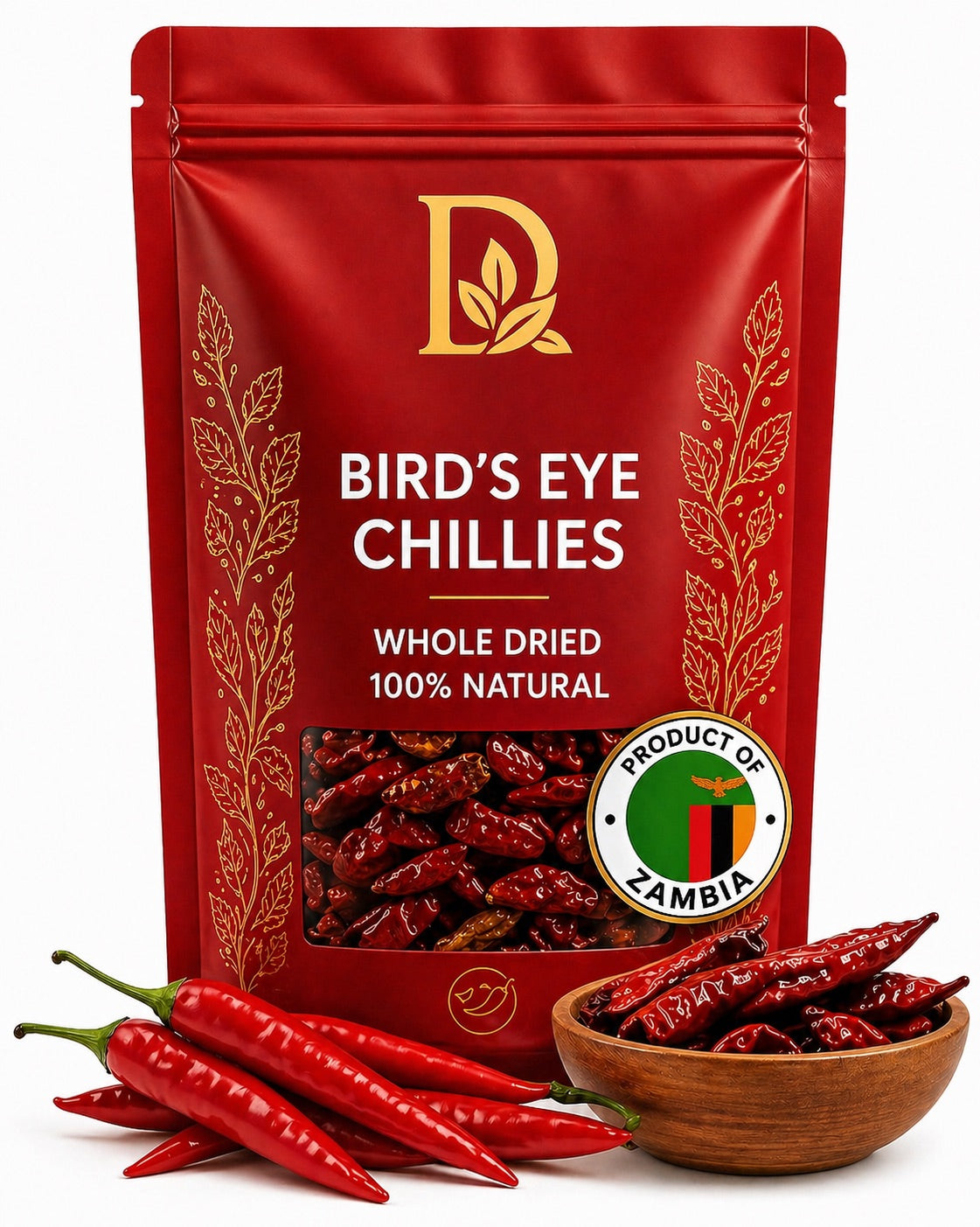 Bird's Eye Chillies - Whole Dried