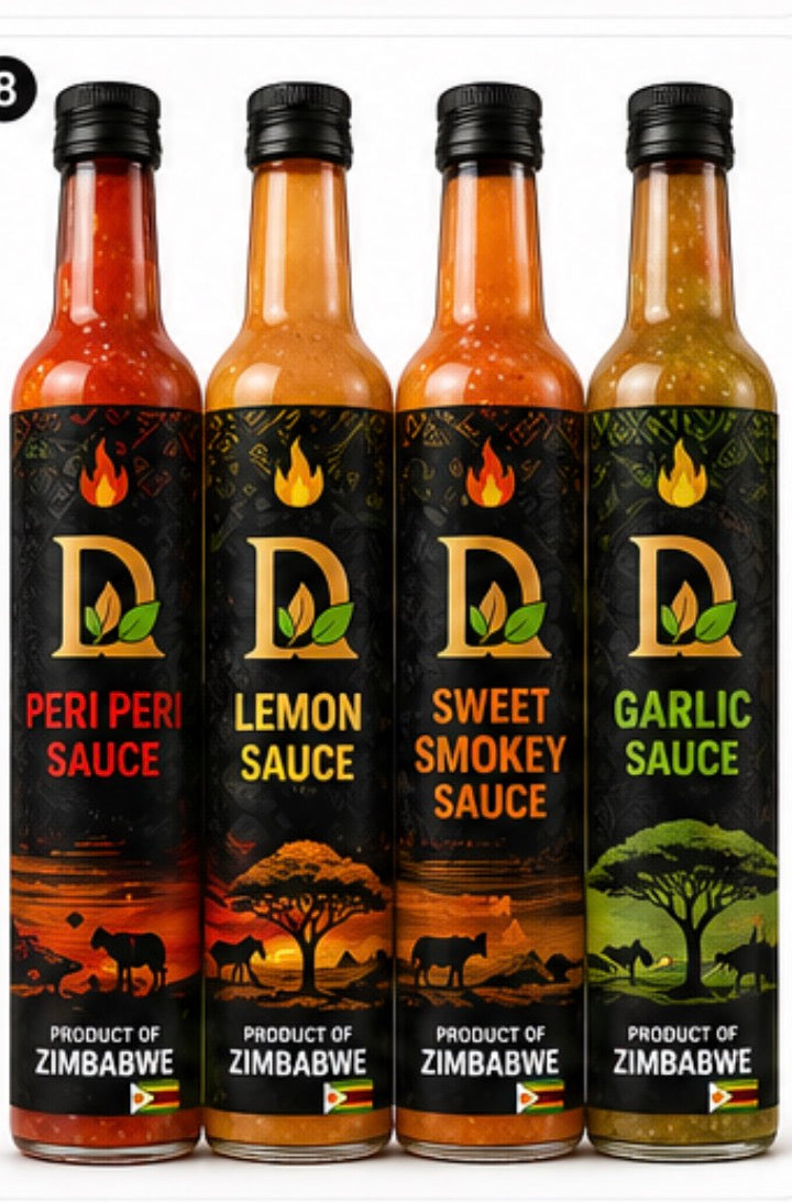 Zimbabwean Sauce Bundle - 4 Bottles