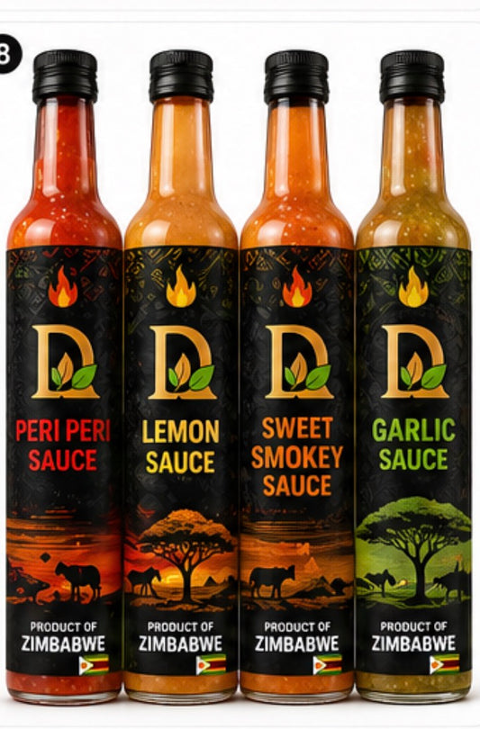 Zimbabwean Sauce Bundle - 4 Bottles