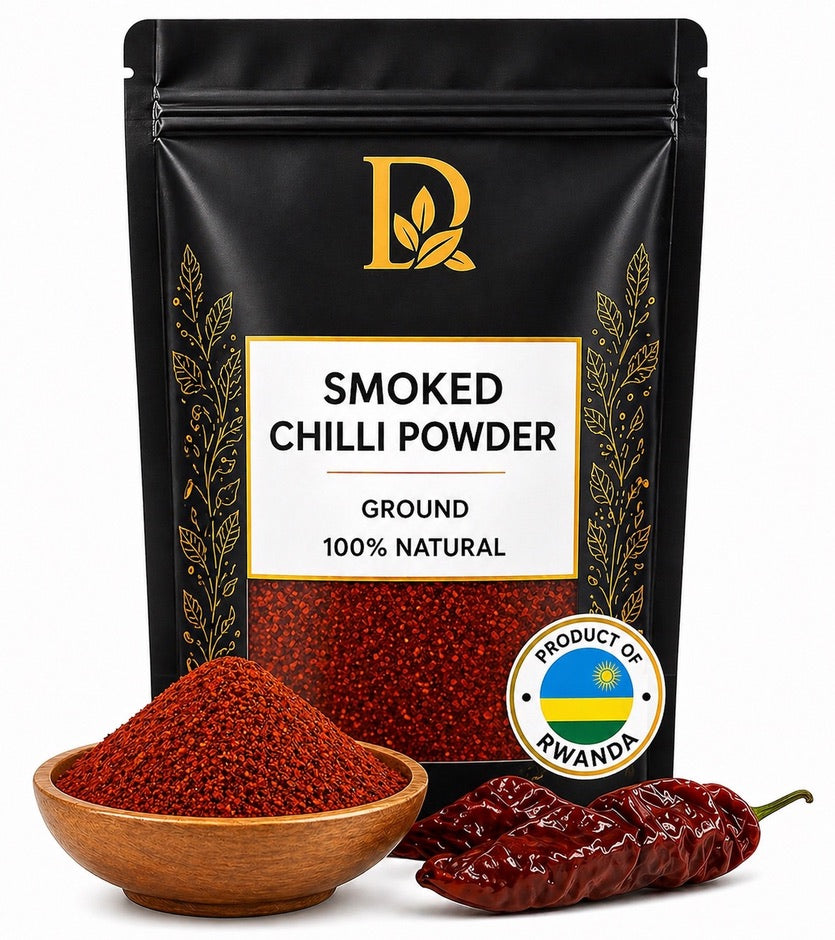 Smoked Chilli Powder – Ground, 100% Natural (Product of Rwanda)