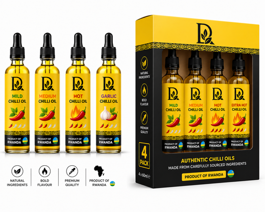 Rwanda Chilli Oil 4-Pack Bundle