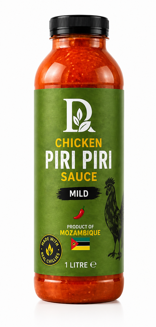 Chicken Piri Piri Sauce – Mild (1 Litre) | Product of Mozambique